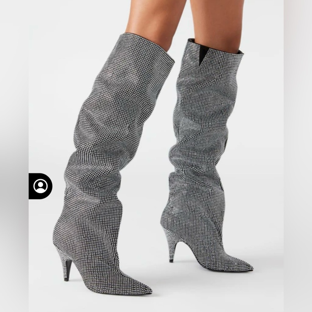 Sequin Boots